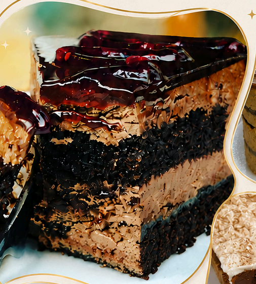 Torta de chocolate con frutos rojos